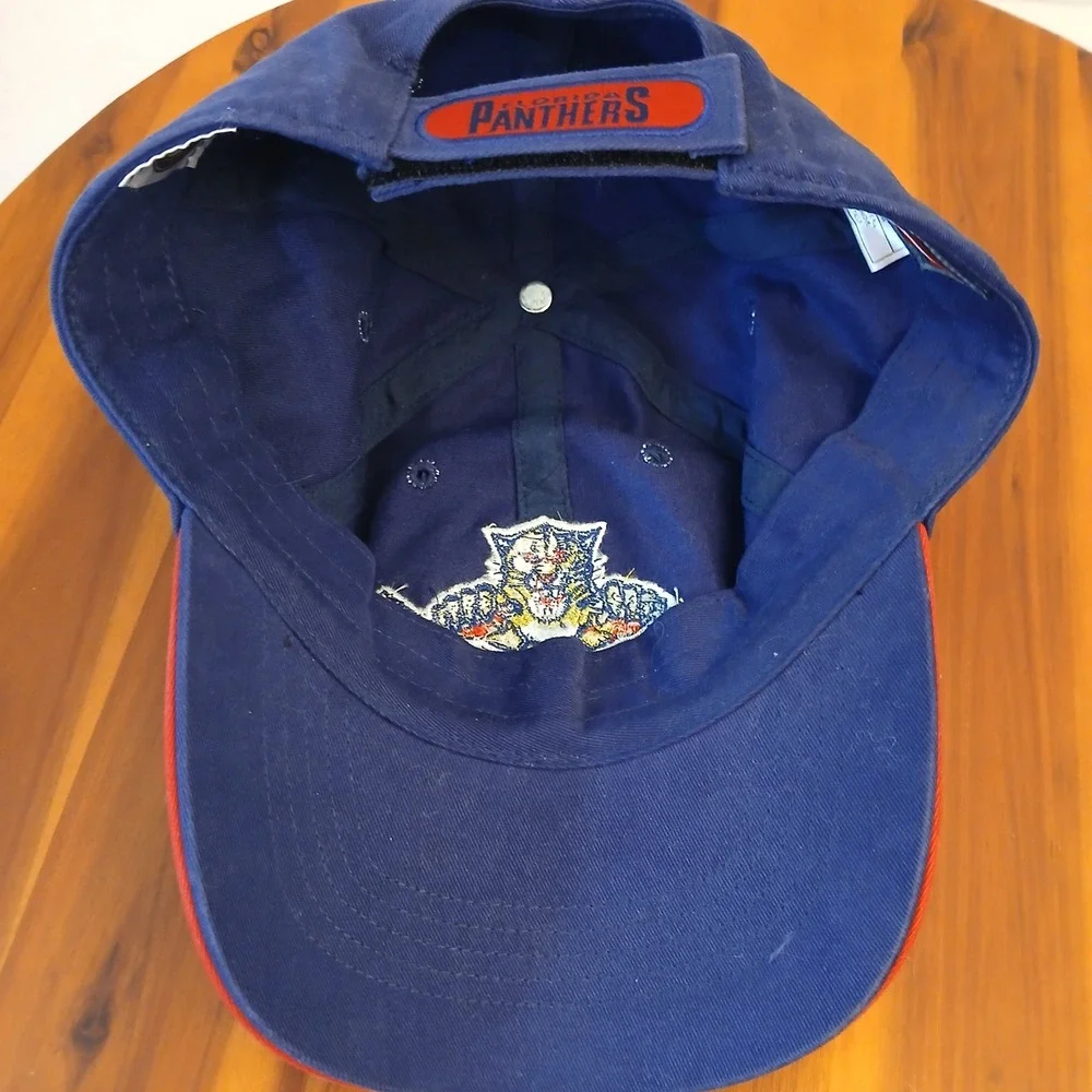 Vintage Florida Panthers Hat‎ Cap Blue Strapback Mens Nike Team Y2K Dad NHL
